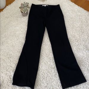 Diane Von Furstenberg size 6 black boot cut pants